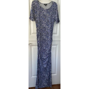 Isabella Oliver A Pea in the Pod Maxi Maternity Dress Portugal Side Ruching 4